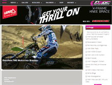 Tablet Screenshot of insidemotocross.ch